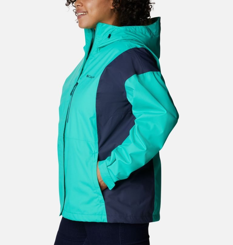 Women's Columbia Hikebound Jackets Turquoise | Plus Size CA-N436C